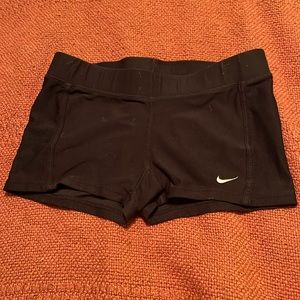 Black Nike Dri-Fit Spandex Shorts